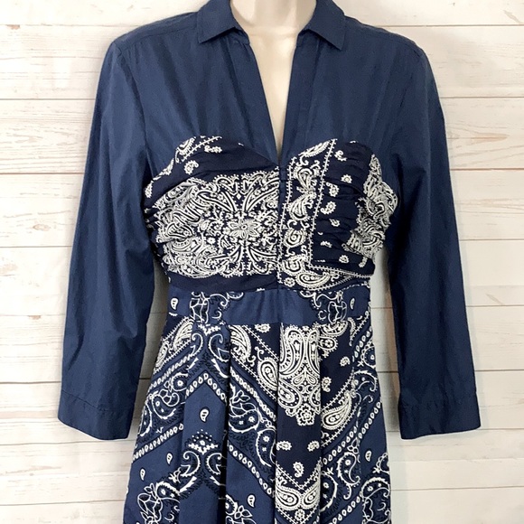 Holding Horses Sz 4 Bandana Print Rockabilly Dress - Picture 3 of 13